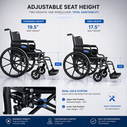 Wheelchair Rental – Lightweight Manual Wheelchair
