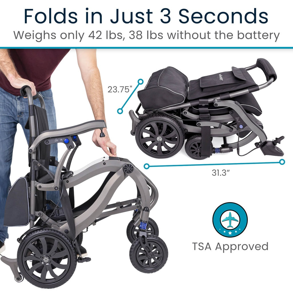 Air Frame Power Wheelchair