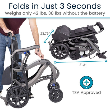 Air Frame Power Wheelchair