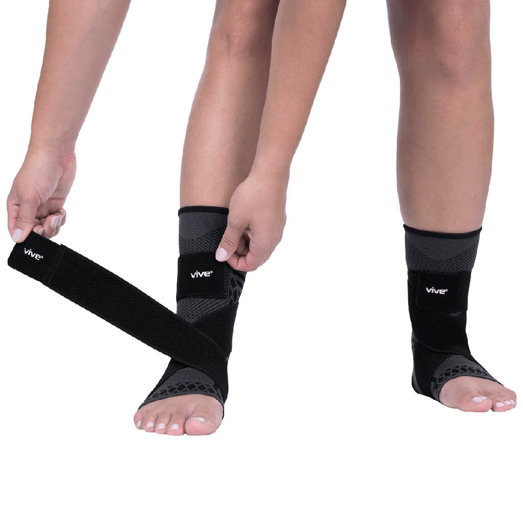 Ankle Sleeve With Straps (Pair)