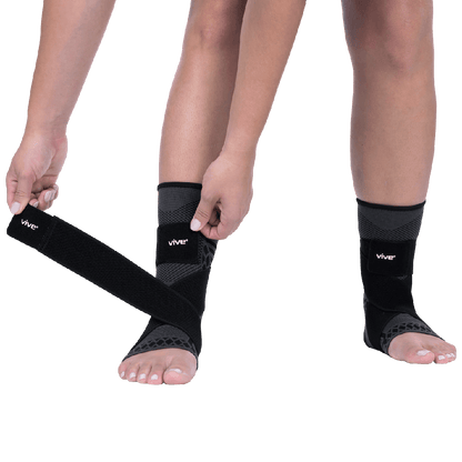 Ankle Sleeve With Straps (Pair)