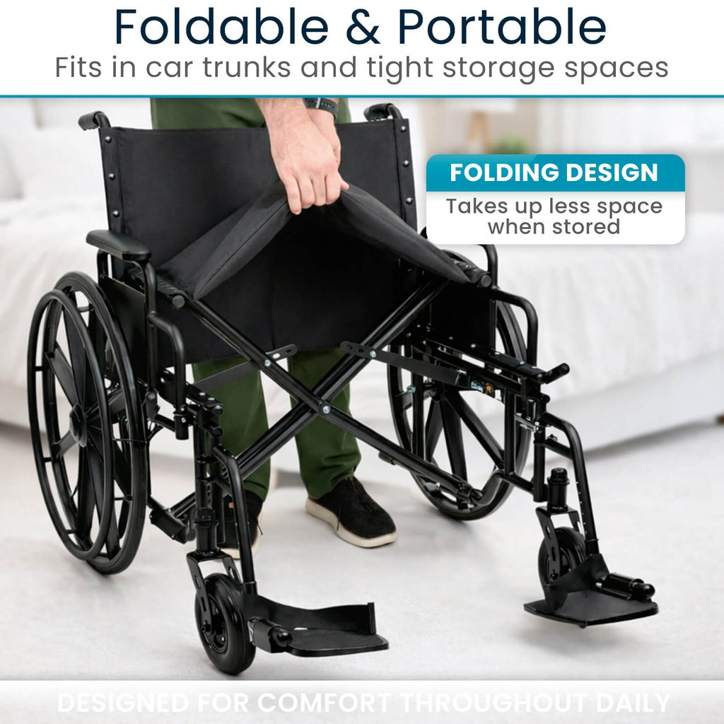 Vive Health bariatric wheelchair, view 2
