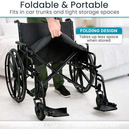 Vive Health bariatric wheelchair, view 2