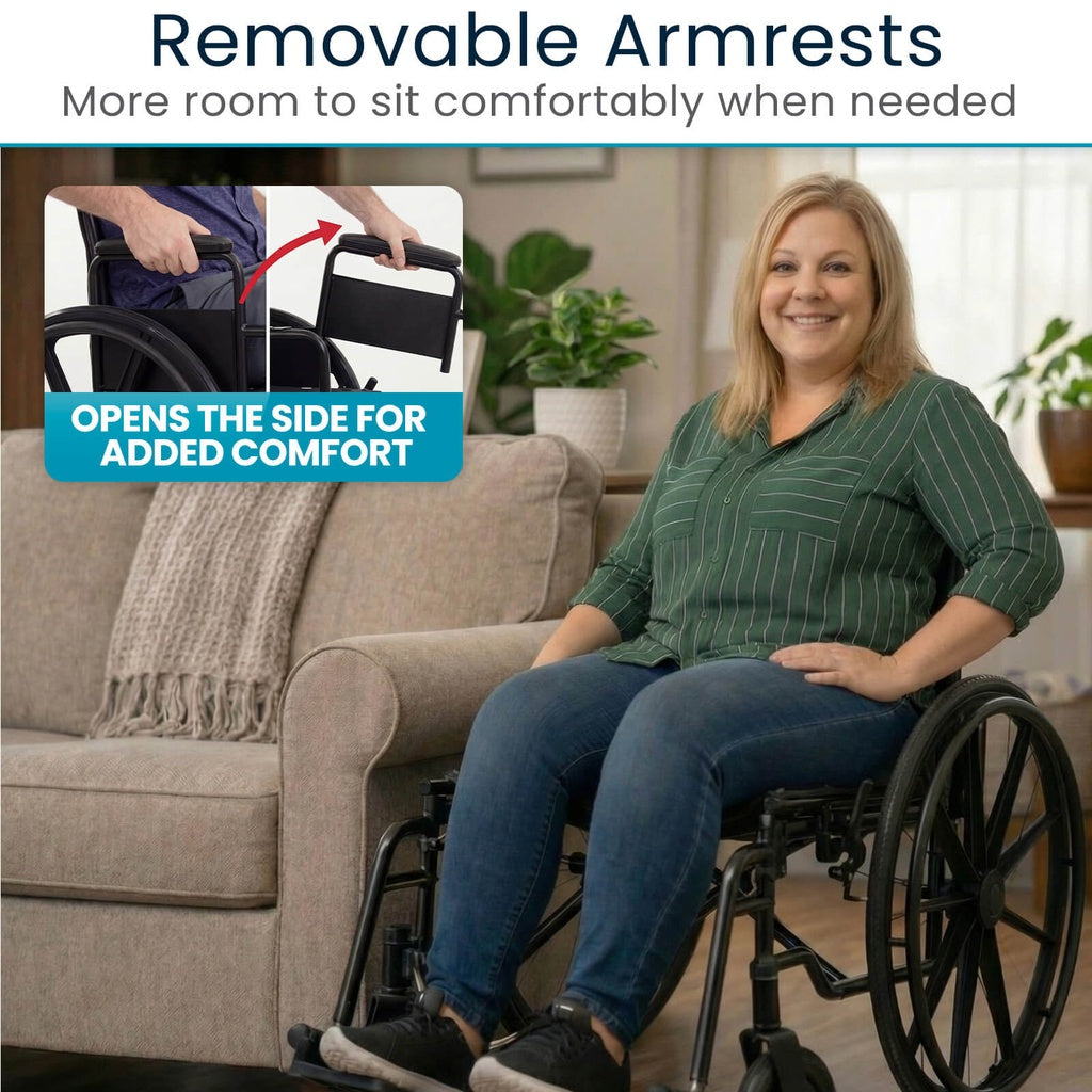 Vive Health bariatric wheelchair, view 3