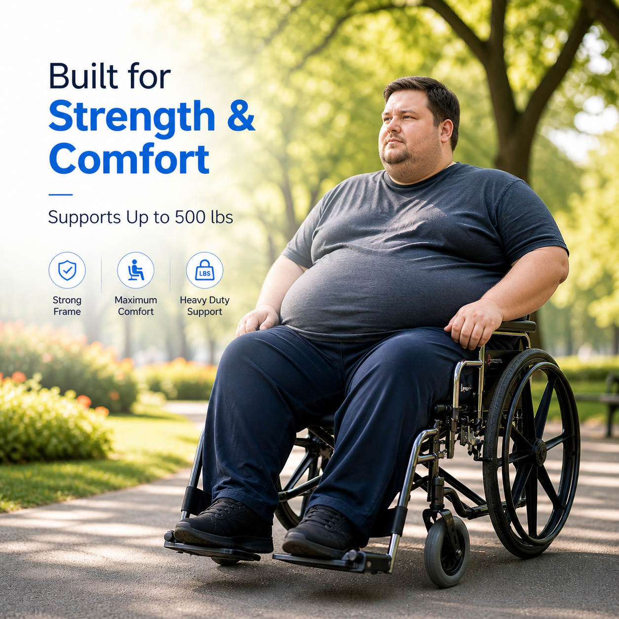 Bariatric Manual Wheelchair Rental