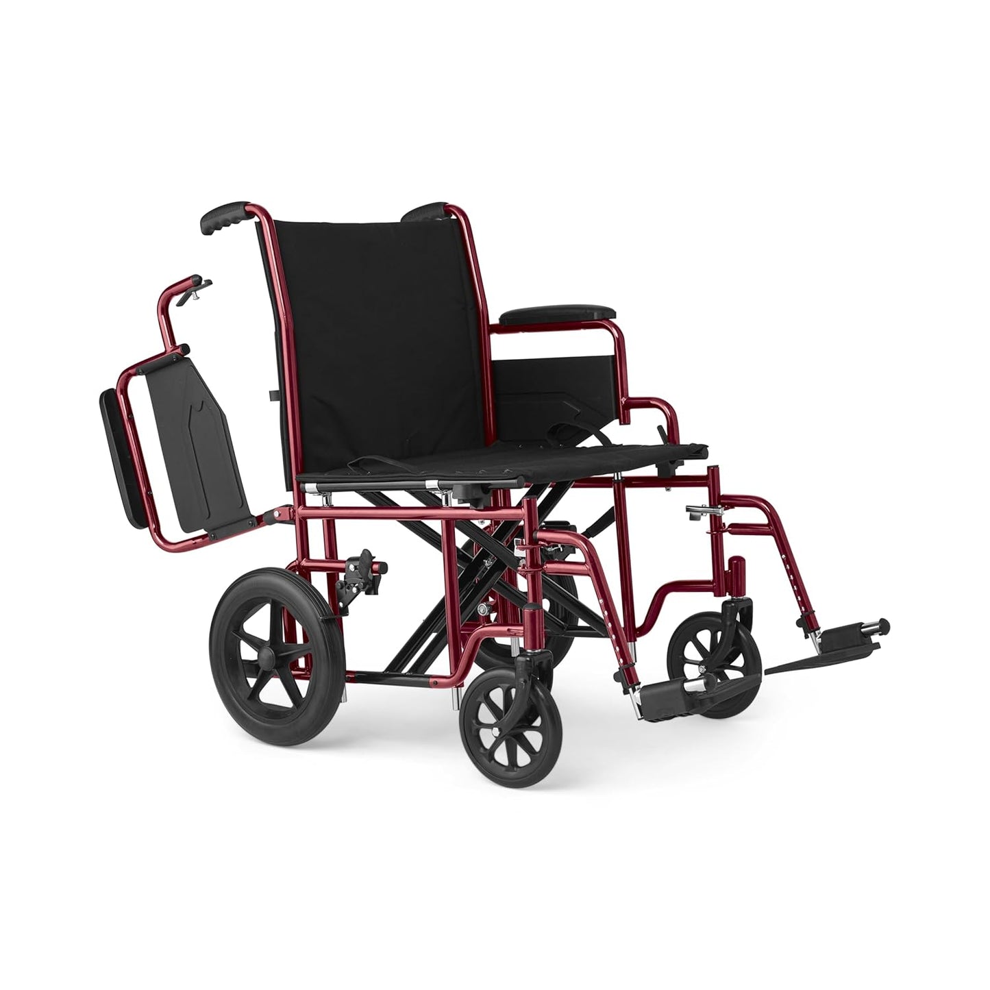 22" Bariatric Aluminum Transport Chair