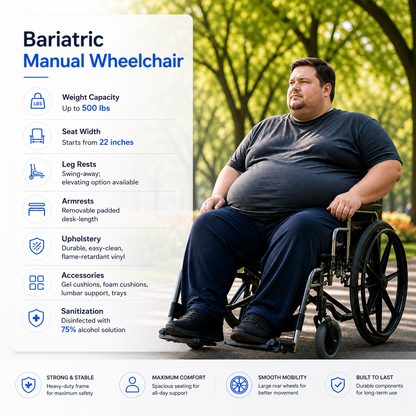 Bariatric Manual Wheelchair Rental