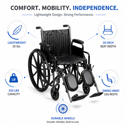 Wide Manual Wheelchair Rental