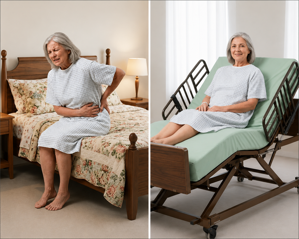 Struggling on regular bed