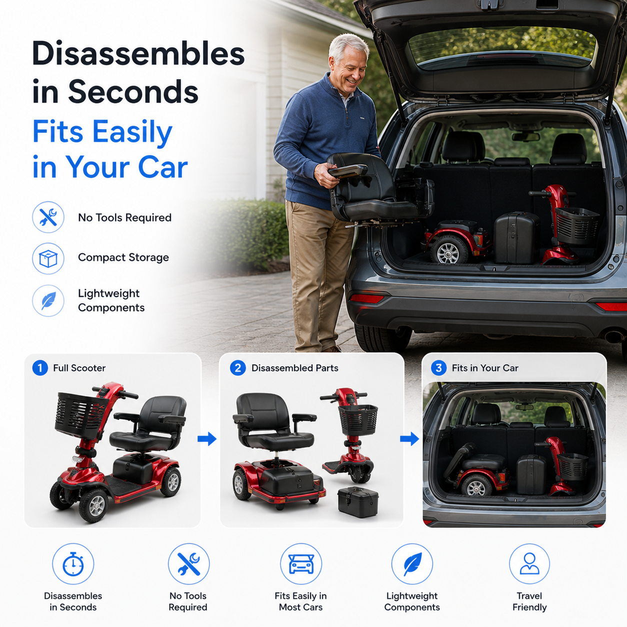 Heavy Duty Mobility Scooter Rental