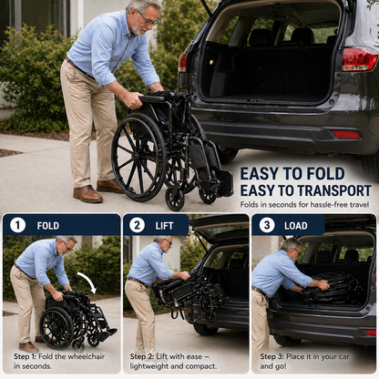 Reclining High Back Wheelchair Rental
