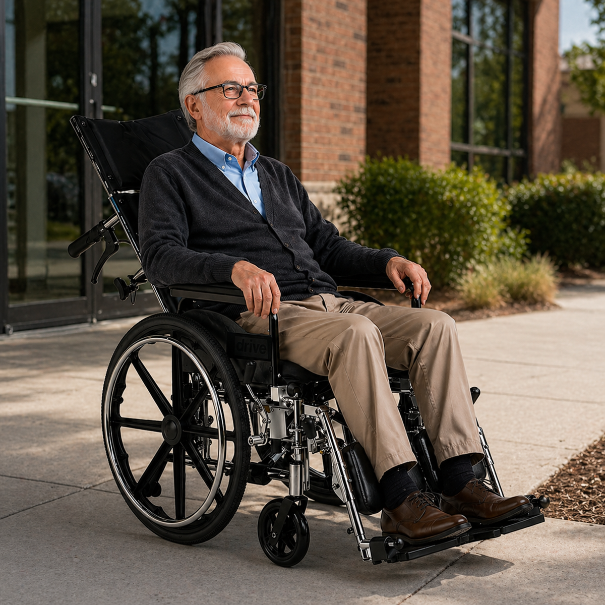 Reclining High Back Wheelchair Rental