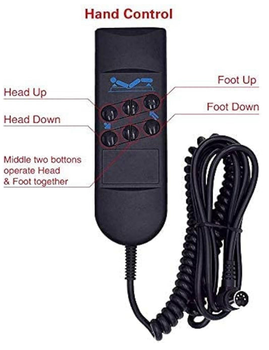 Semi Electric Hospital Bed Remote