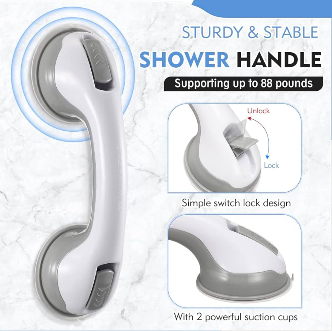 Suction Grab Bars for the Shower 12” Pair