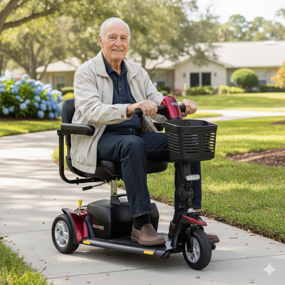 Pride Go-Go Sport 3-Wheel Electric Scooter
