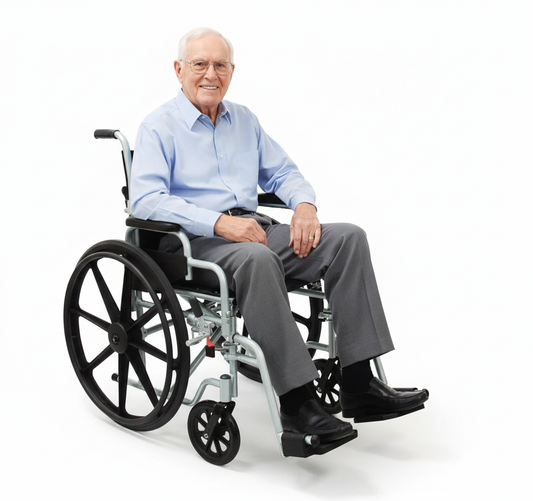 High Strength Lightweight Wheelchair / Transport Chair Combo