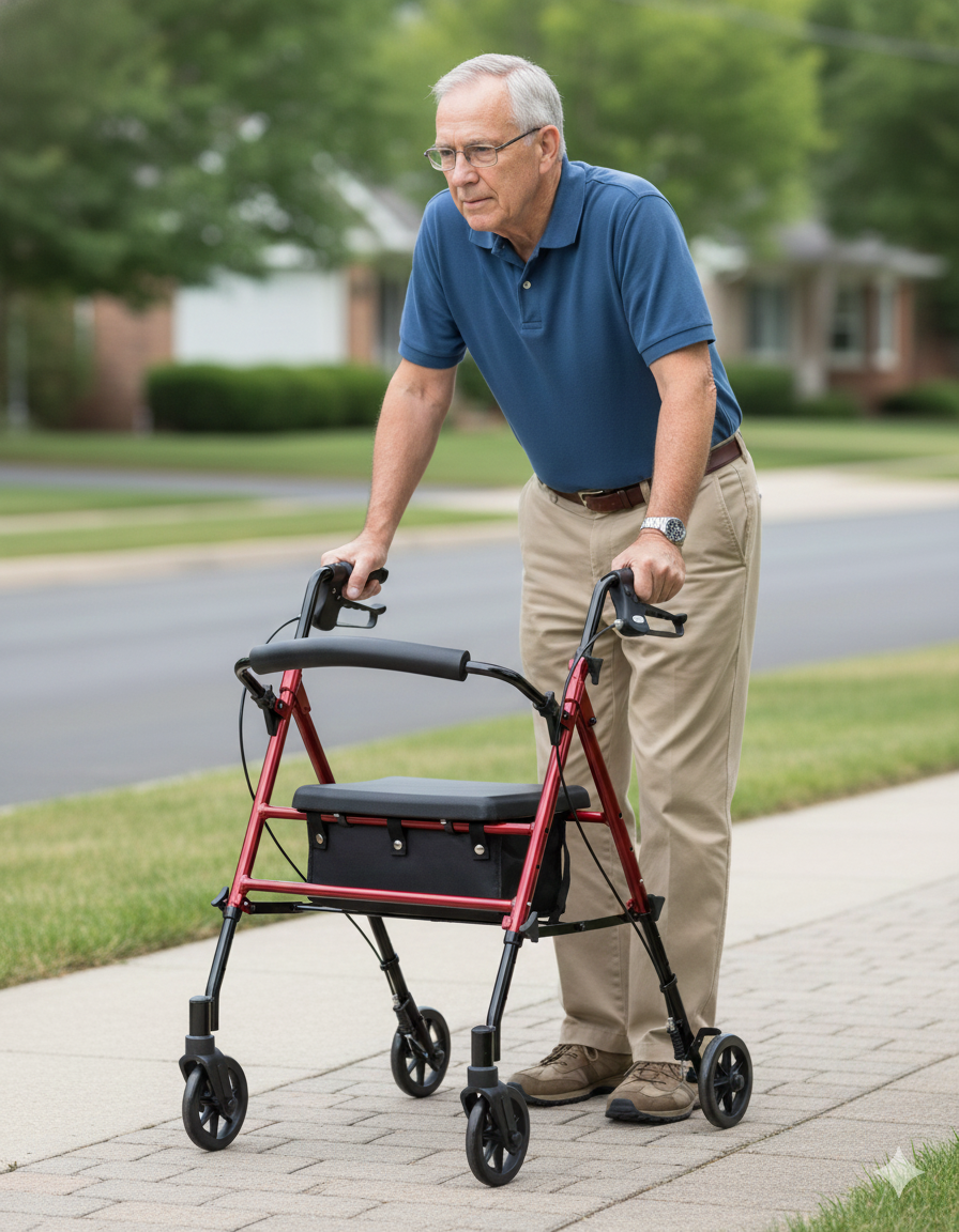 Rollator Walker and Elevate Upright Walker Rental
