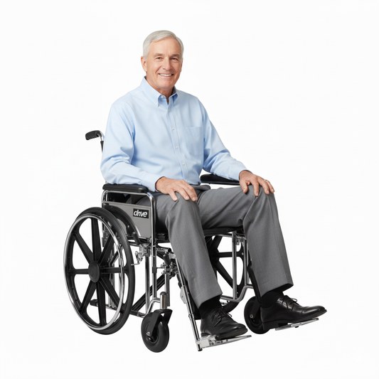 Bariatric Sentra Extra-Heavy-Duty Wheelchair