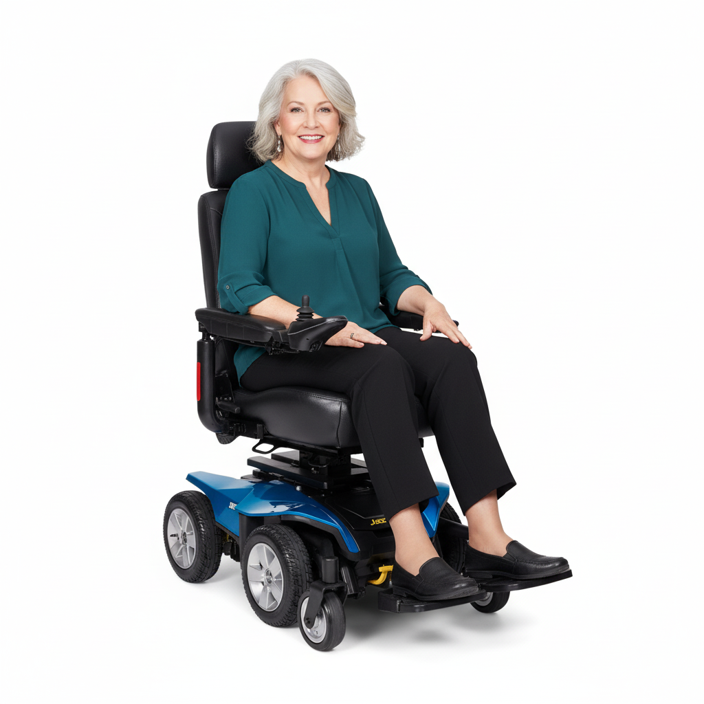 Pride Jazzy Air Motorized Wheelchair