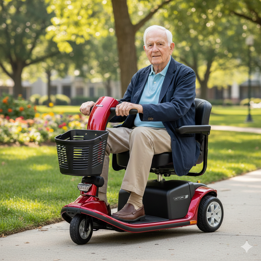 PRIDE VICTORY 9 3-WHEEL ELECTRIC SCOOTER