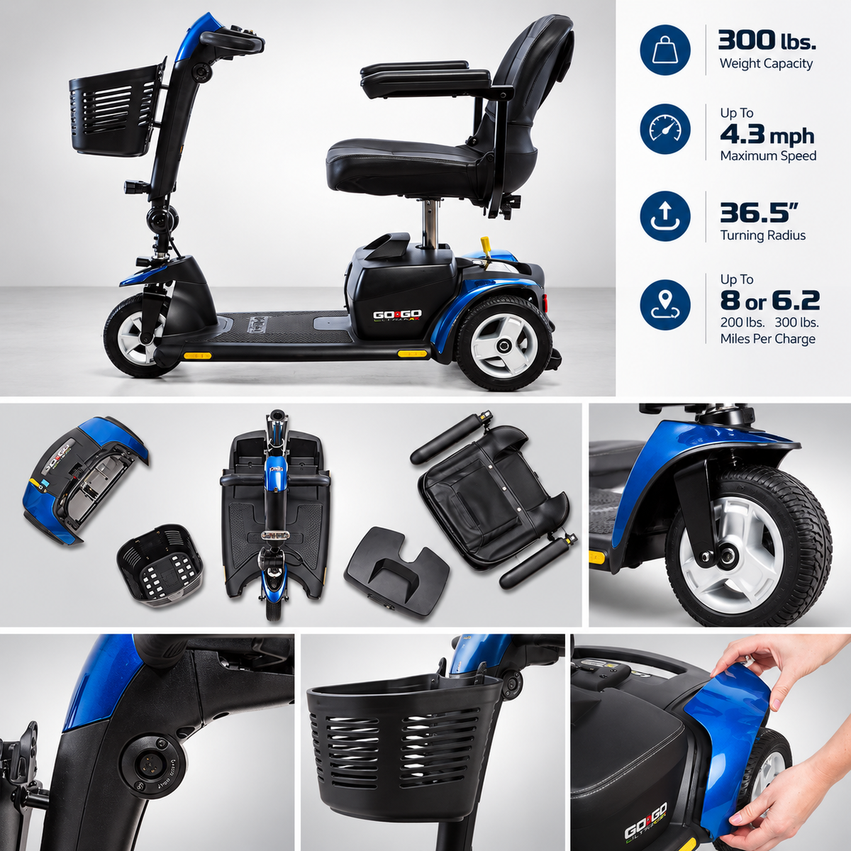 Go Go® Sport 3-Wheel Scooter