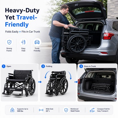 Bariatric Manual Wheelchair Rental