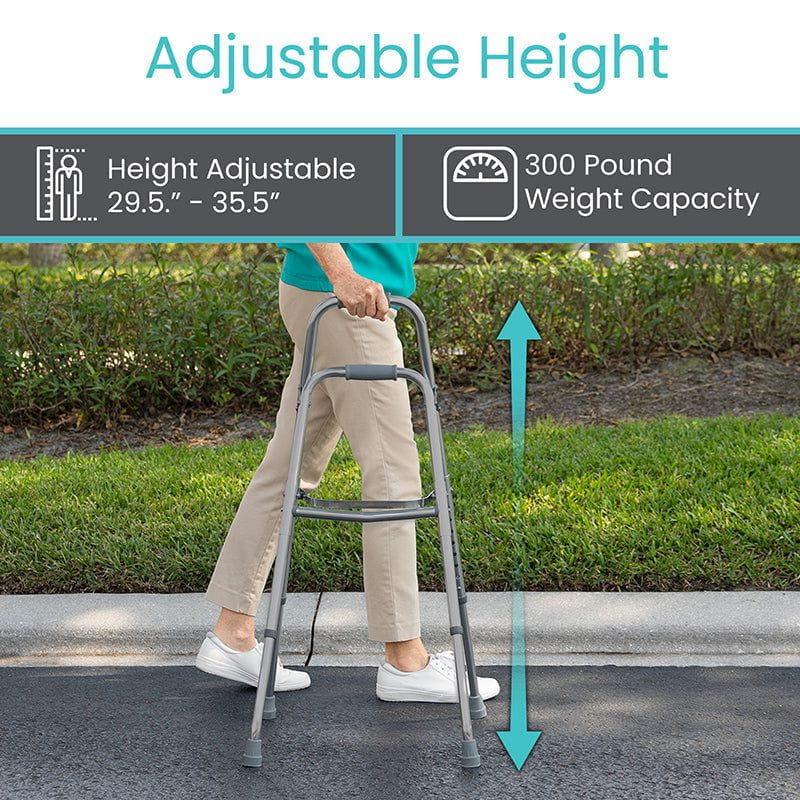 Hemi walker adjustable height from 29.5 to 35.5 inches