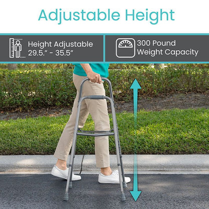 Hemi walker adjustable height from 29.5 to 35.5 inches