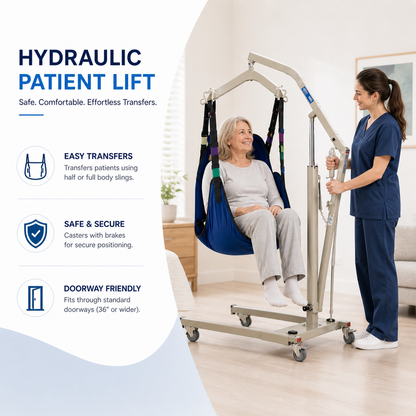 Patient Hydraulic Lift Manual or Electric Rentals