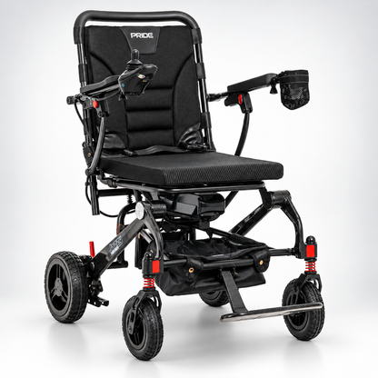 Pride Jazzy Carbon folding power wheelchair, view 5