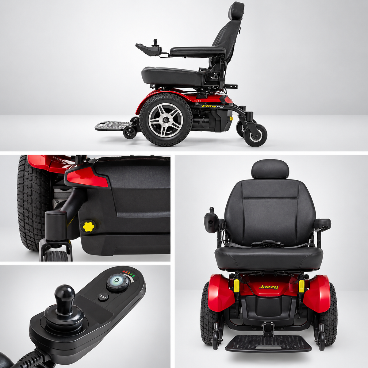 Pride Jazzy Elite 14 power wheelchair, view 3