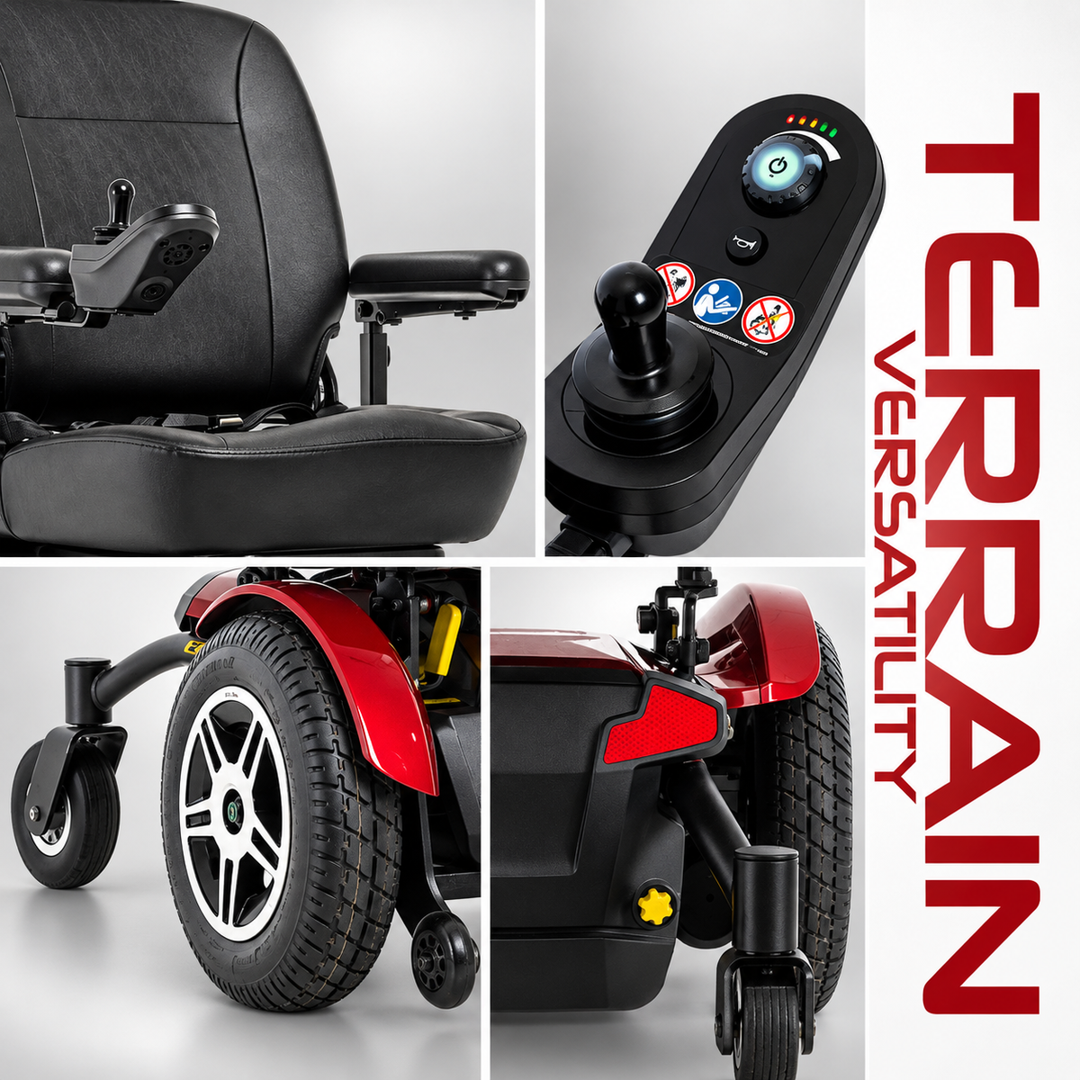 Pride Jazzy Elite 14 power wheelchair, view 5