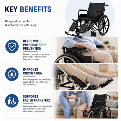 Reclining High Back Wheelchair Rental
