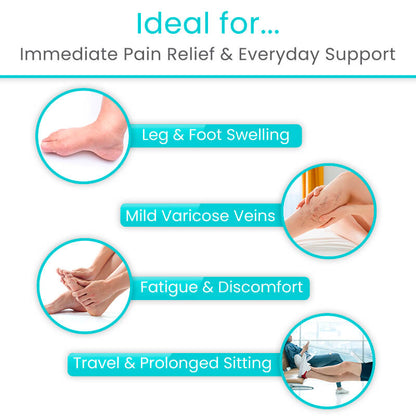 Knee High Open Toe Compression Stockings