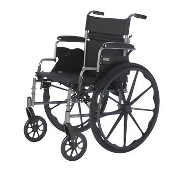 Deluxe Lightweight Wheelchair with Flip Back Desk Arms 16"wide x 16"deep with Foot Rest