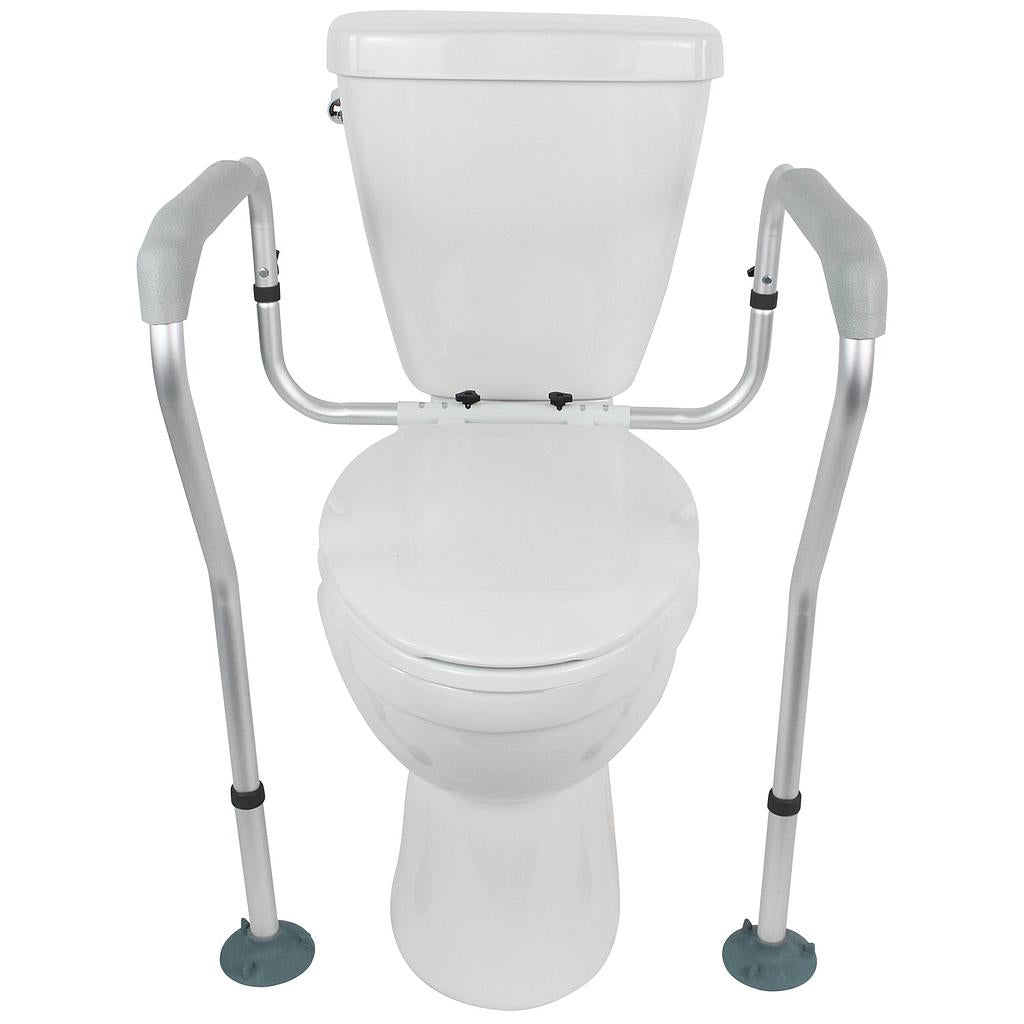 Toilet Safety Rails for Elderly, Adjustable, 300 lb