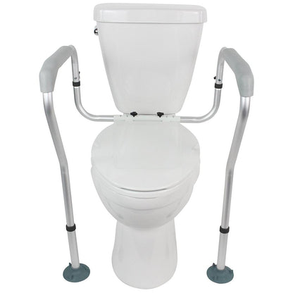 Toilet Safety Rails for Elderly, Adjustable, 300 lb