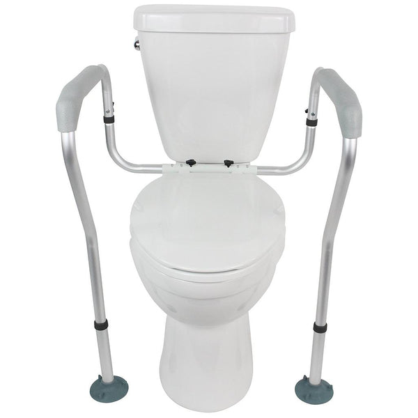 Toilet Safety Rails for Elderly, Adjustable, 300 lb