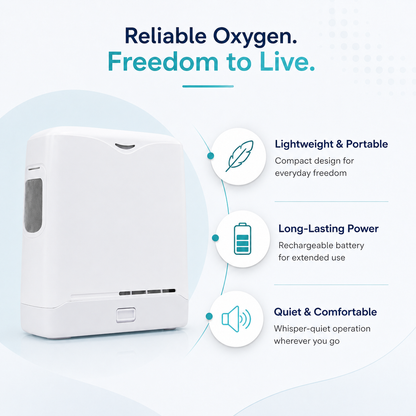 Portable Oxygen Concentrator Juniper - 6 Stage
