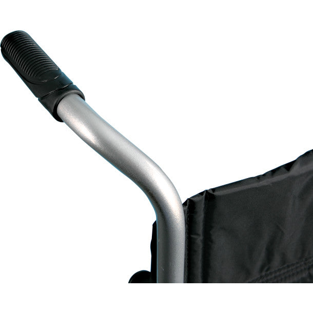 Deluxe Fly-Weight Aluminum Transport Chair with Removable Casters