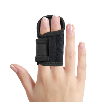 Dual Finger Splint with Adjustable Compression