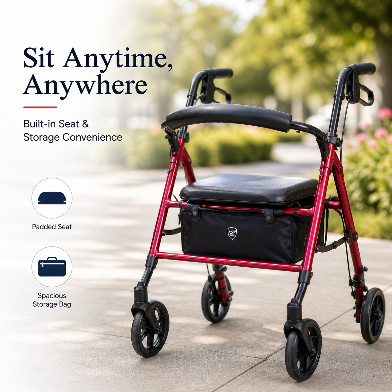 Rollator Walker and Elevate Upright Walker Rental