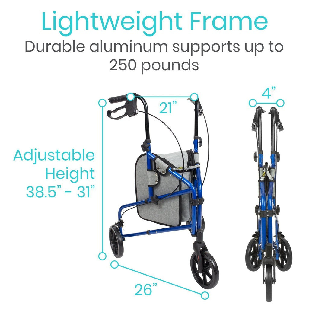 Compact and lightweight Tri-Rollator