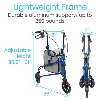 Compact and lightweight Tri-Rollator