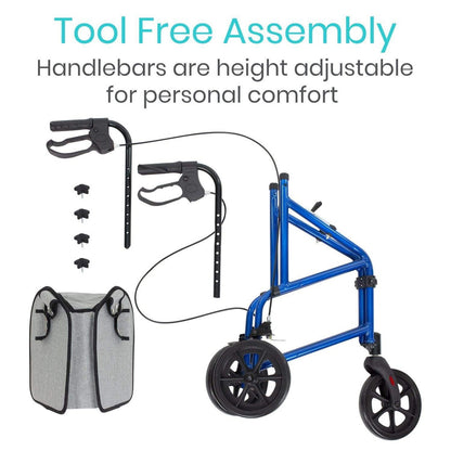 Compact and lightweight Tri-Rollator