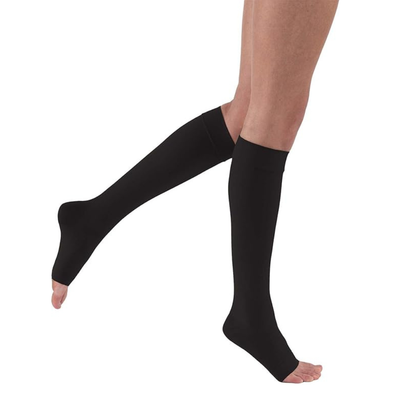 Open Toe Graduated Compression Stockings 20–30 mmHg