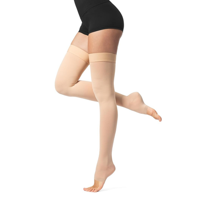 Open Toe Graduated Compression Stockings 20–30 mmHg