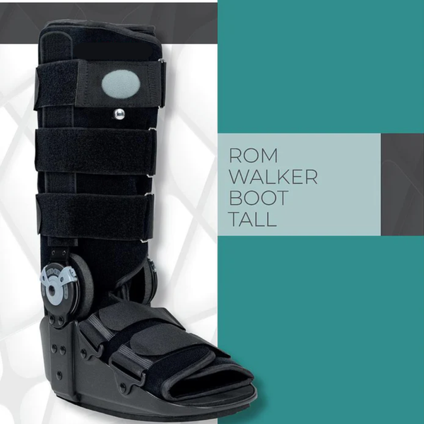 Tall ROM Walker Boot – Adjustable Range of Motion Orthopedic Support for Foot and Ankle Recovery