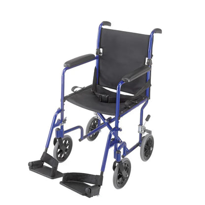 19" Transport Companion Wheelchair Aluminum