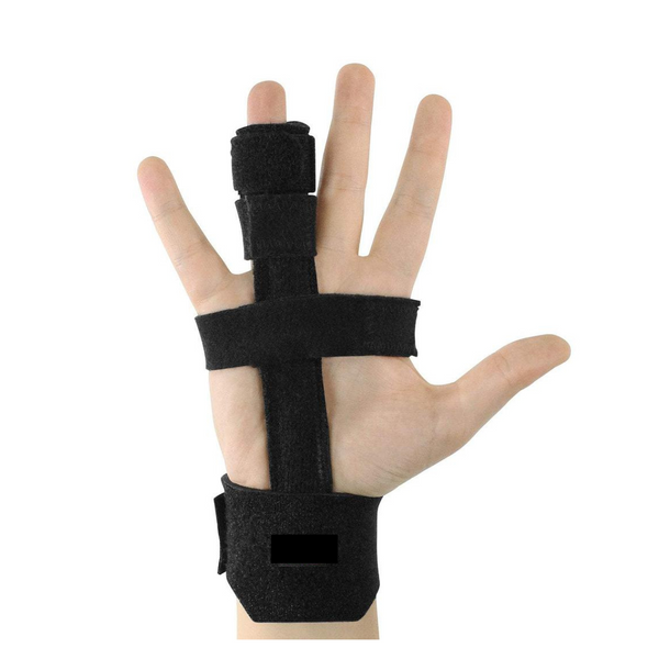 Extended Full Finger Trigger Splint with Aluminum Brace